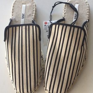 Zara slip on espadrilles